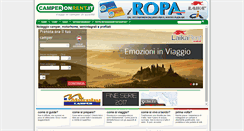 Desktop Screenshot of camperonrent.it